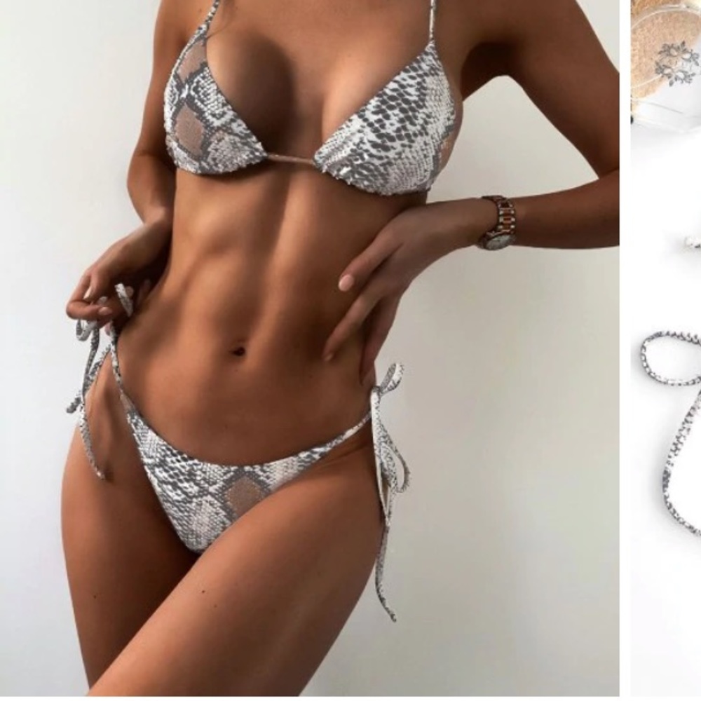 Zaful snakeskin bikini